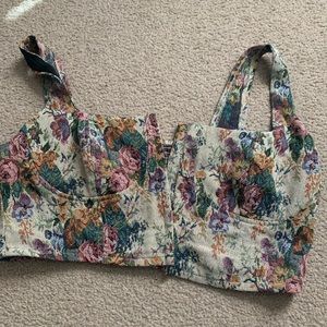 Wild fable corset top